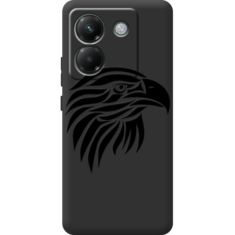 Чорний чохол BoxFace Poco M7 Pro 5G Eagle