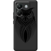Чорний чохол BoxFace Poco M7 Pro 5G Owl