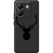 Чорний чохол BoxFace Poco M7 Pro 5G Deer