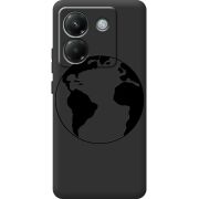 Чорний чохол BoxFace Poco M7 Pro 5G Earth