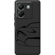 Чорний чохол BoxFace Poco M7 Pro 5G Sportcar