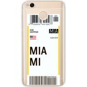 Прозрачный чехол Uprint Xiaomi Redmi 4x Ticket Miami