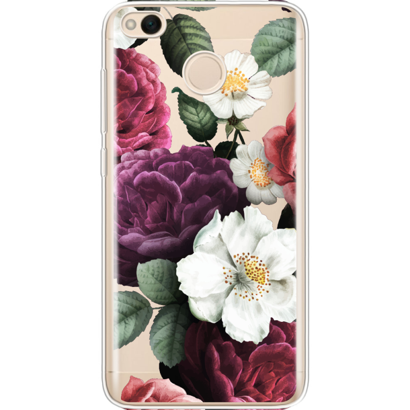 Прозрачный чехол Uprint Xiaomi Redmi 4x Floral Dark Dreams