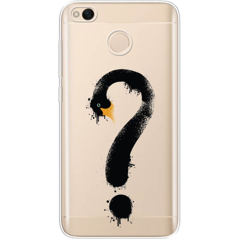 Прозрачный чехол Uprint Xiaomi Redmi 4x Swan question