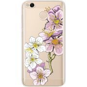 Прозрачный чехол Uprint Xiaomi Redmi 4x Cherry Blossom