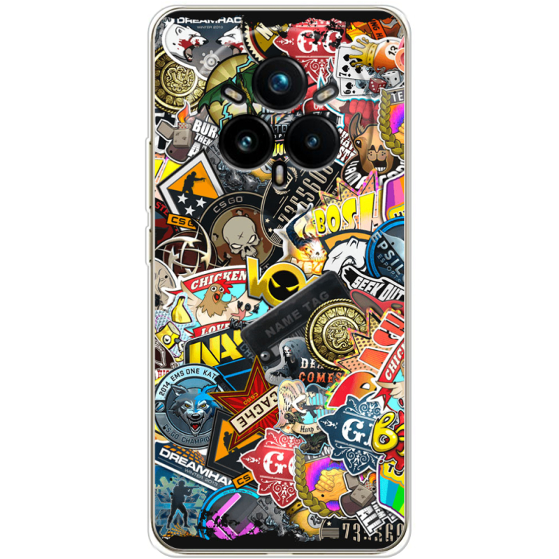 Чохол BoxFace Realme 14 Pro Plus CS:Go Stickerbombing