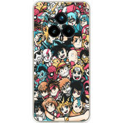 Чохол BoxFace Realme 14 Pro Plus Anime Stickers