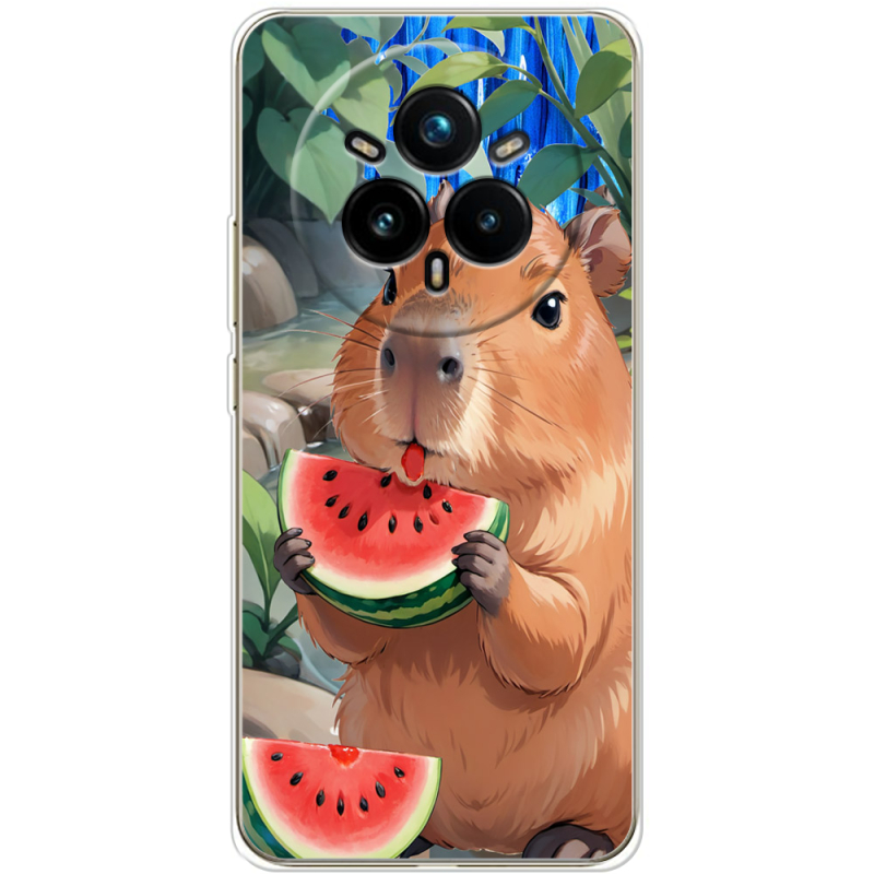 Чохол BoxFace Realme 14 Pro Plus Капібара з кавуном