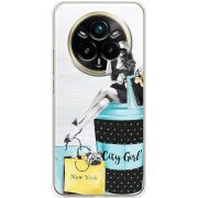 Прозорий чохол BoxFace Realme 14 Pro Plus City Girl