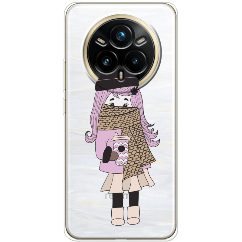 Прозорий чохол BoxFace Realme 14 Pro Plus Winter Morning Girl