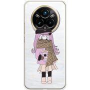 Прозорий чохол BoxFace Realme 14 Pro Plus Winter Morning Girl