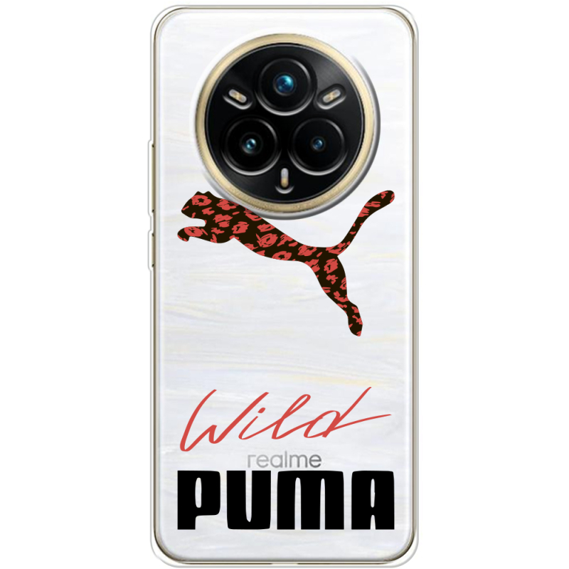 Прозорий чохол BoxFace Realme 14 Pro Plus Wild Cat