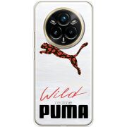 Прозорий чохол BoxFace Realme 14 Pro Plus Wild Cat