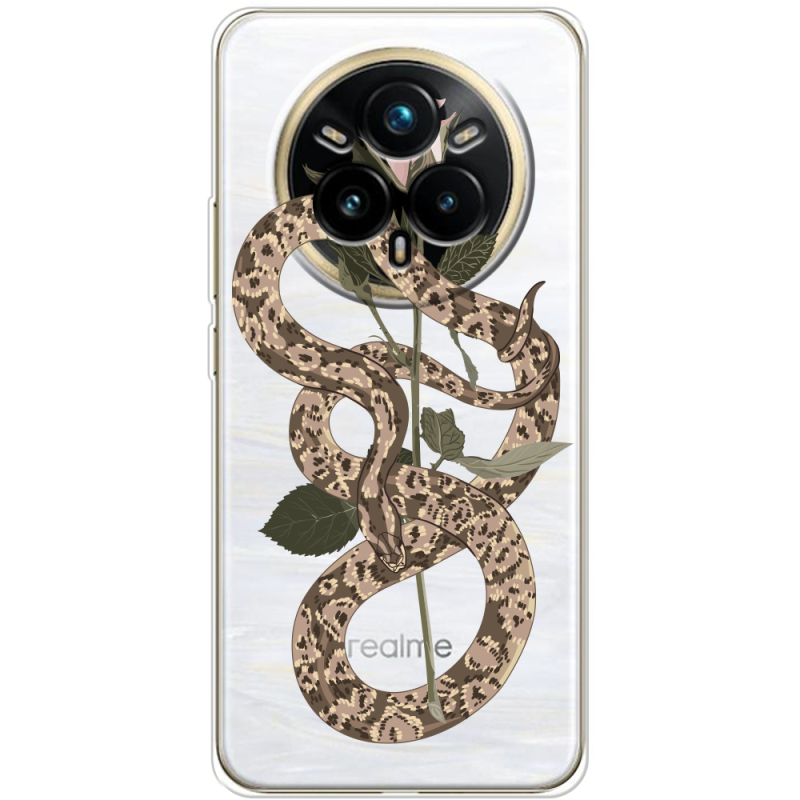 Прозорий чохол BoxFace Realme 14 Pro Plus Glamor Snake