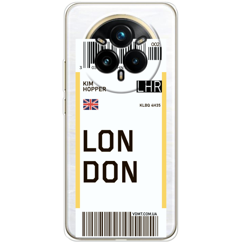 Прозорий чохол BoxFace Realme 14 Pro Plus Ticket London