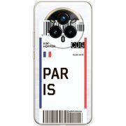 Прозорий чохол BoxFace Realme 14 Pro Plus Ticket Paris