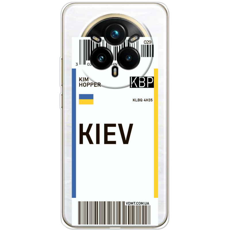 Прозорий чохол BoxFace Realme 14 Pro Plus Ticket Kiev