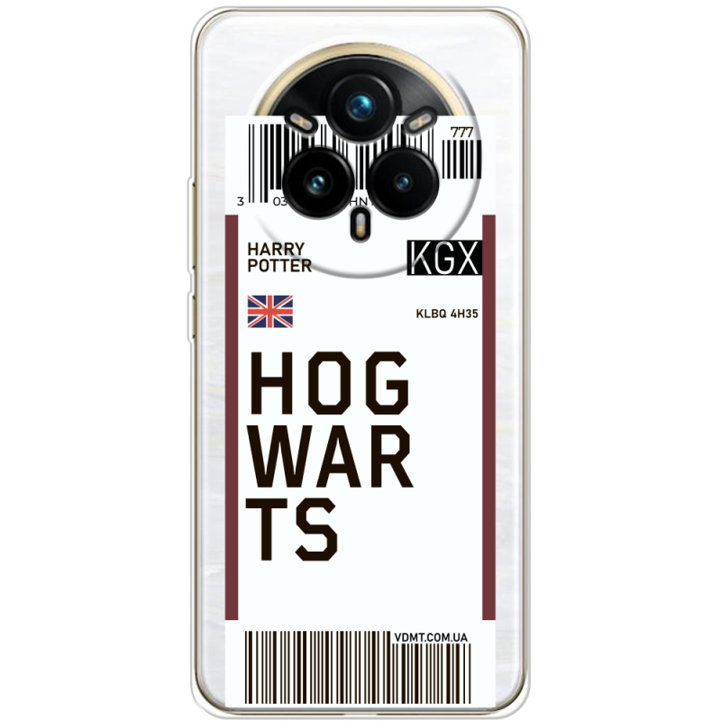 Прозорий чохол BoxFace Realme 14 Pro Plus Ticket Hogwarts