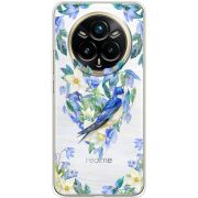 Прозорий чохол BoxFace Realme 14 Pro Plus Spring Bird