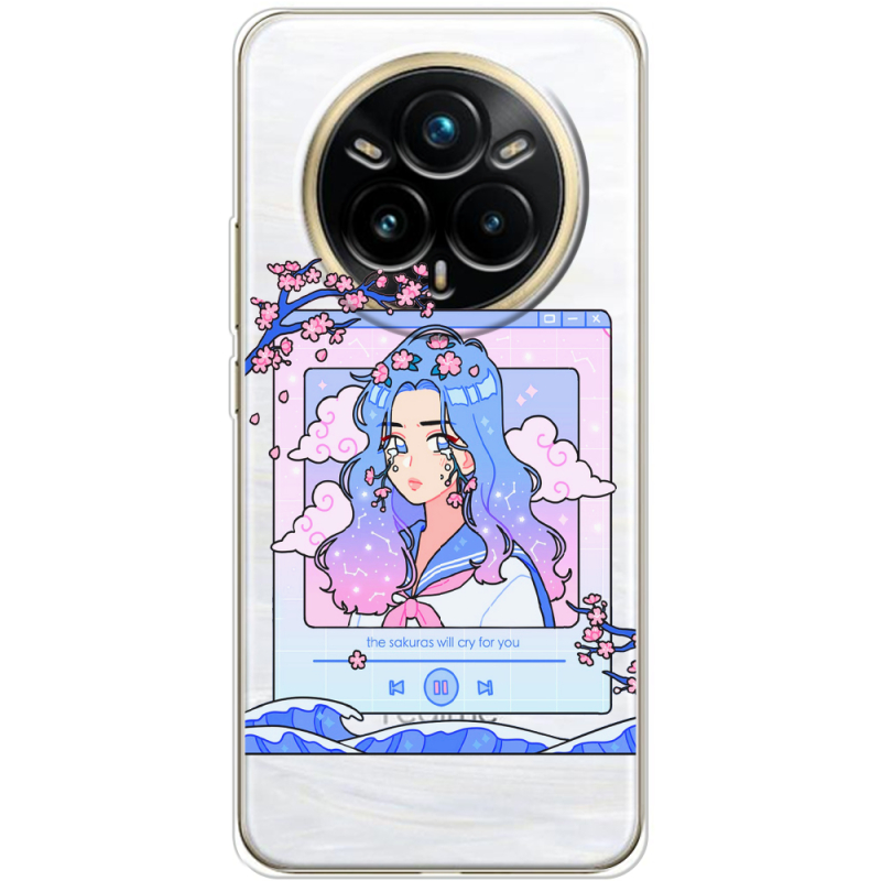 Прозорий чохол BoxFace Realme 14 Pro Plus The Sakuras Will Cry For You