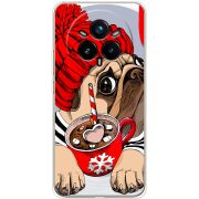 Прозорий чохол BoxFace Realme 14 Pro Plus Winter Puggy