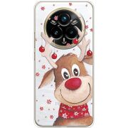 Прозорий чохол BoxFace Realme 14 Pro Plus Winter Deer