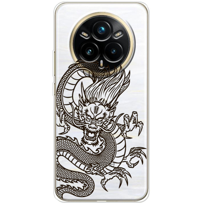 Прозорий чохол BoxFace Realme 14 Pro Plus Chinese Dragon