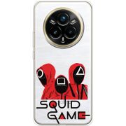 Прозорий чохол BoxFace Realme 14 Pro Plus siquid game люди в красном
