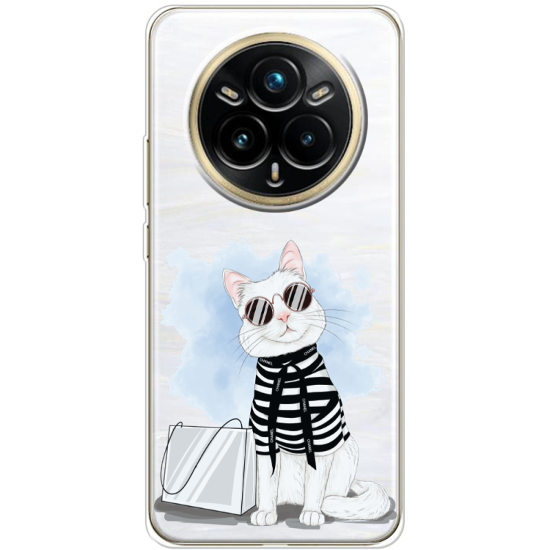 Прозорий чохол BoxFace Realme 14 Pro Plus Cat Style