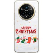 Прозорий чохол BoxFace Realme 14 Pro Plus Merry Christmas