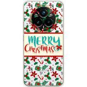 Прозорий чохол BoxFace Realme 14 Pro Plus Vintage Christmas Pattern