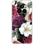 Прозорий чохол BoxFace Realme 14 Pro Plus Floral Dark Dreams
