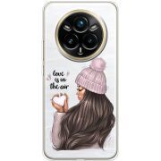 Прозорий чохол BoxFace Realme 14 Pro Plus love is in the air