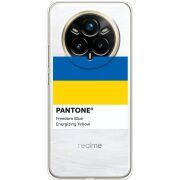 Прозорий чохол BoxFace Realme 14 Pro Plus Pantone вільний синій