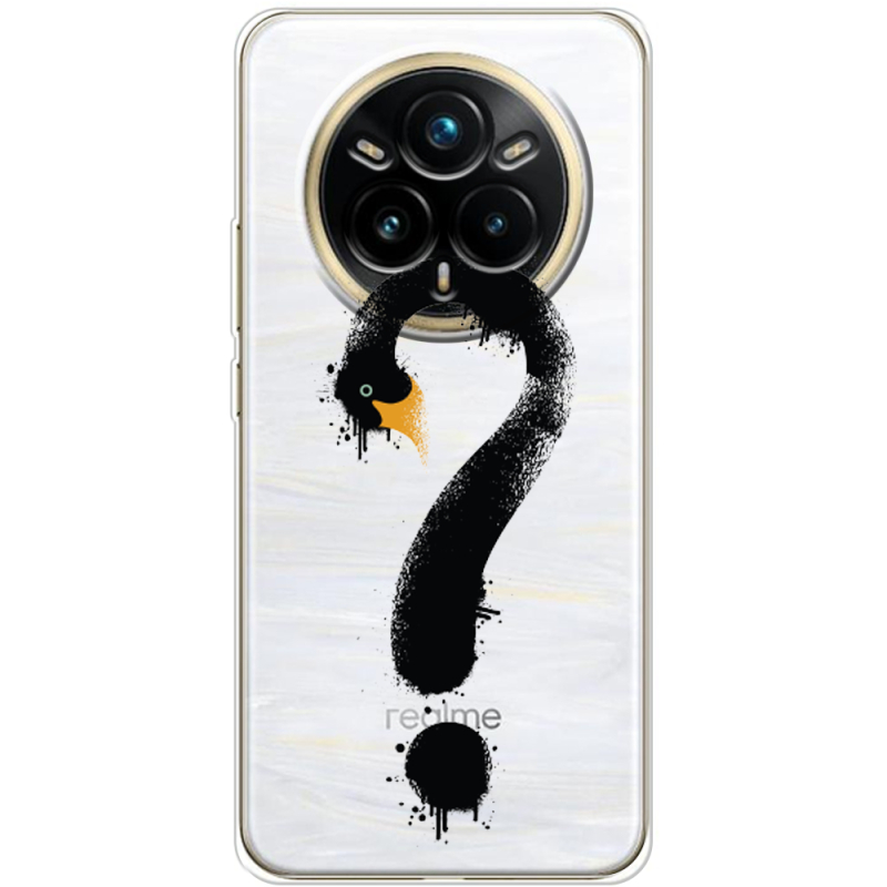 Прозорий чохол BoxFace Realme 14 Pro Plus Swan question