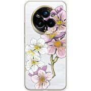 Прозорий чохол BoxFace Realme 14 Pro Plus Cherry Blossom