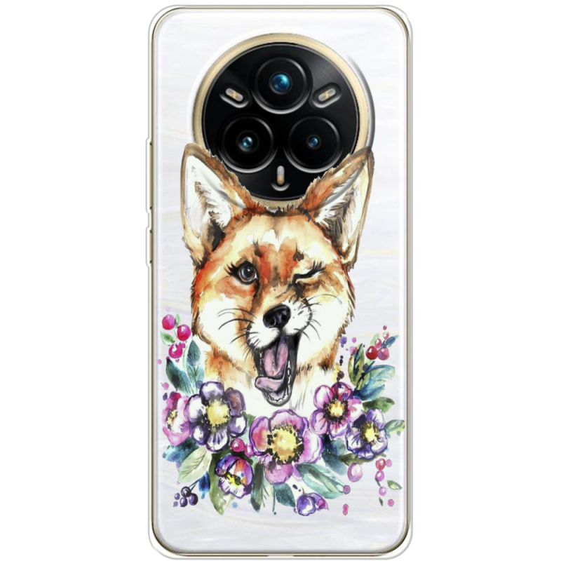 Прозорий чохол BoxFace Realme 14 Pro Plus Winking Fox