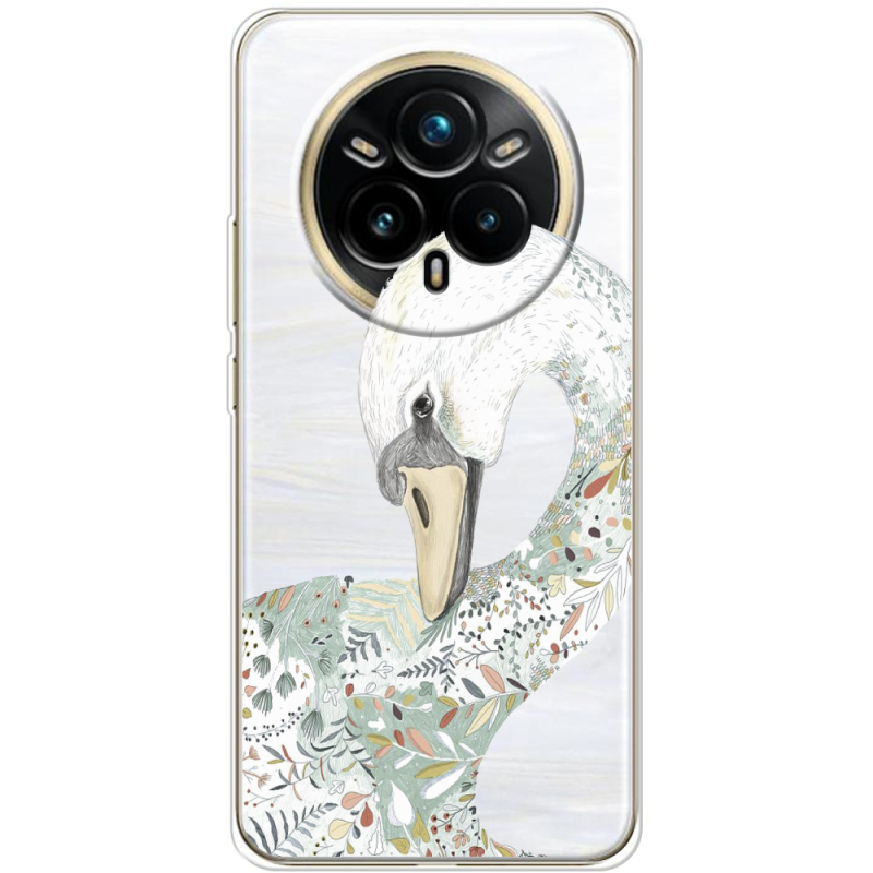 Прозорий чохол BoxFace Realme 14 Pro Plus Swan