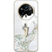 Прозорий чохол BoxFace Realme 14 Pro Plus Swan
