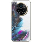 Прозорий чохол BoxFace Realme 14 Pro Plus Feathers