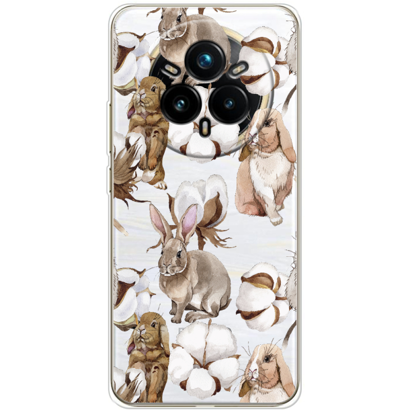 Прозорий чохол BoxFace Realme 14 Pro Plus Cotton and Rabbits