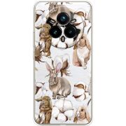 Прозорий чохол BoxFace Realme 14 Pro Plus Cotton and Rabbits