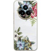 Прозорий чохол BoxFace Realme 14 Pro Plus Floral