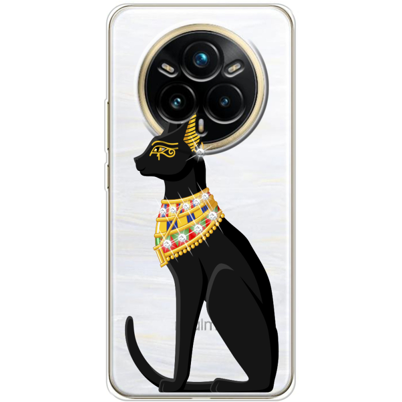 Чохол зі стразами Realme 14 Pro Plus Egipet Cat