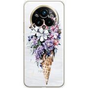Чохол зі стразами Realme 14 Pro Plus Ice Cream Flowers