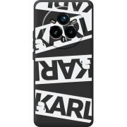 Чорний чохол BoxFace Realme 14 Pro Plus White Karl