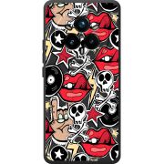 Чорний чохол BoxFace Realme 14 Pro Plus Rock Graffiti