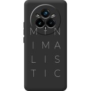 Чорний чохол BoxFace Realme 14 Pro Plus Minimalistic