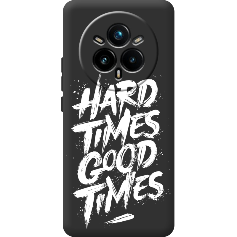 Чорний чохол BoxFace Realme 14 Pro Plus Hard Times Good Times