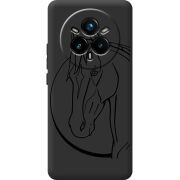 Чорний чохол BoxFace Realme 14 Pro Plus Horse